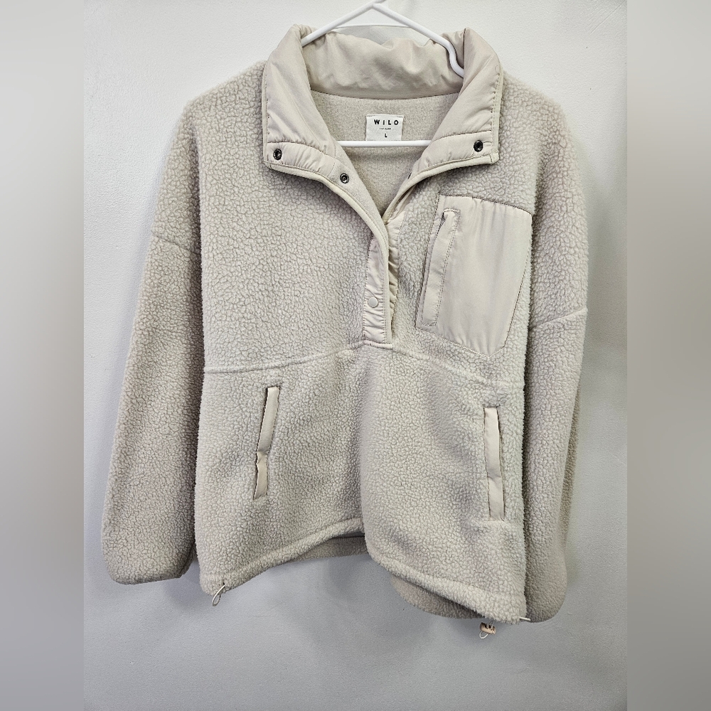 Wilo Women's Cream Teddy Jacket